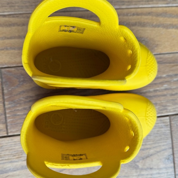 Crocs Kids Preschooler 11C Handle It Yellow Pull On Rubber Boots Unisex Rain - Picture 9 of 10